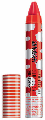 

Lakme Absolute Lip Pouts Masaba Lip Color(Smokey Red, 3.7 g)