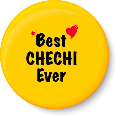 

PEACOCKRIDE Best CHECHI Ever I Raksha Bandhan Gifts Fridge Magnet Fridge Magnet Pack of 1(Multicolor)