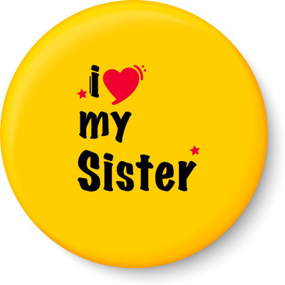 

PEACOCKRIDE I Love My Sister Fridge Magnet I Raksha Bandhan Gifts I Fridge Magnet Fridge Magnet Pack of 1(Multicolor)