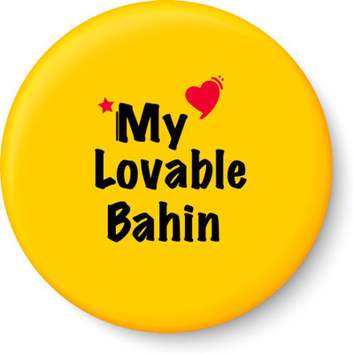 

PEACOCKRIDE My Lovable Bahin Fridge Magnet I Raksha Bandhan Gifts I Fridge Magnet Fridge Magnet Pack of 1(Multicolor)