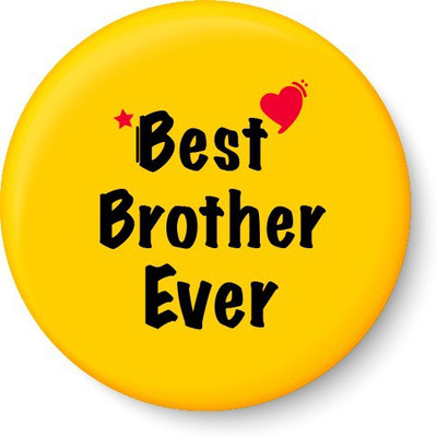 

PEACOCKRIDE Best Brother Ever I Raksha Bandhan Gifts Fridge Magnet Fridge Magnet Pack of 1(Multicolor)