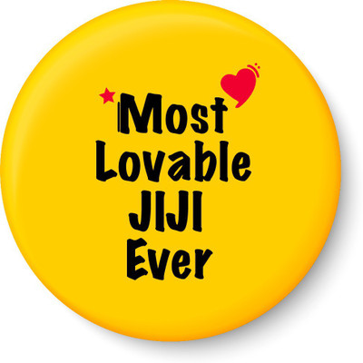 

PEACOCKRIDE Most Lovable JIJI Ever I Raksha Bandhan Gifts Fridge Magnet Fridge Magnet Pack of 1(Multicolor)