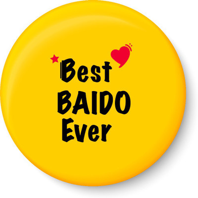 

PEACOCKRIDE Best BAIDO Ever I Raksha Bandhan Gifts I Fridge Magnet Fridge Magnet Pack of 1(Multicolor)