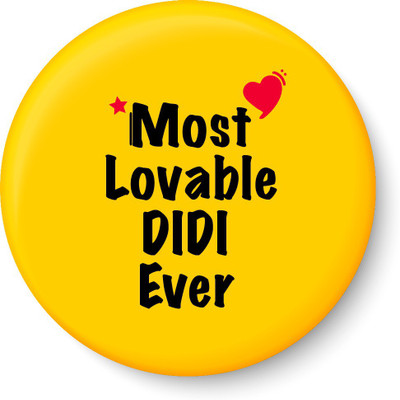 

PEACOCKRIDE Most Lovable DIDI Ever I Raksha Bandhan Gifts Fridge Magnet Fridge Magnet Pack of 1(Multicolor)