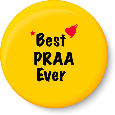 

PEACOCKRIDE Best PRAA Ever I Raksha Bandhan Gifts Fridge Magnet Fridge Magnet Pack of 1(Multicolor)