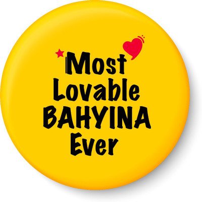 

PEACOCKRIDE Most Lovable BAHYINA Ever I Raksha Bandhan Gifts Fridge Magnet Fridge Magnet Pack of 1(Multicolor)