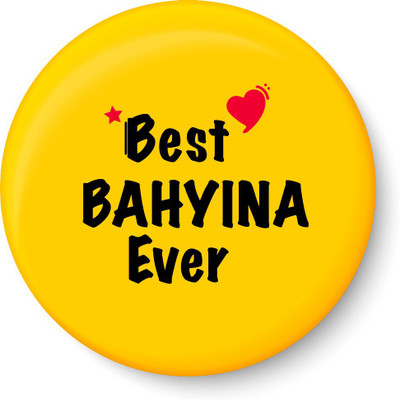 

PEACOCKRIDE Best BAHYINA Ever I Raksha Bandhan Gifts I Fridge Magnet Fridge Magnet Pack of 1(Multicolor)