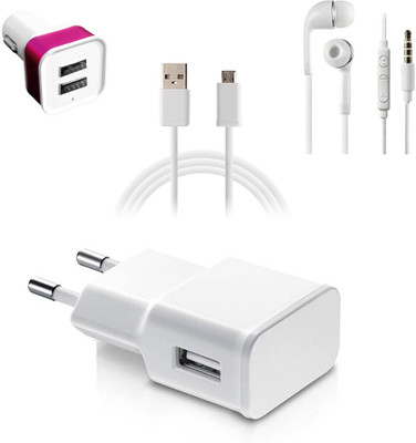 DAKRON Wall Charger Accessory Combo for Huawei Nova(White)