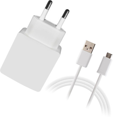 DAKRON Wall Charger Accessory Combo for Intex Aqua Xtreme V(White)