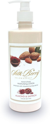 8% OFF on Silkberry Almond And Saffron Hand and Body Lotion(500 ml) 8% OFF on Silkberry Almond And Saffron Hand and Body Lotion(500 ml)