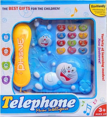 

TALKING GANESHA DOREAMON BABY MUSICAL PHONE TOY WITH MULTIPLE FUNCTIONS(Blue)