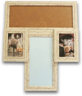 

EZ Life MDF Photo Frame(White, 2 Photos)