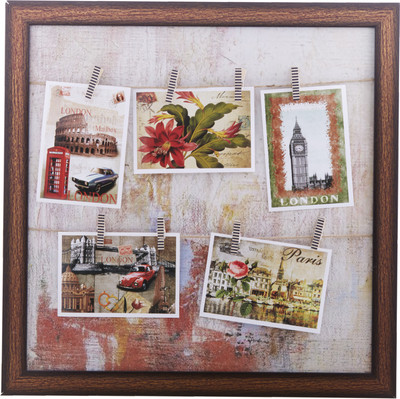 

EZ Life MDF Photo Frame(Brown, 4 Photos)