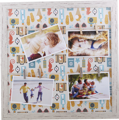 EZ Life MDF Photo Frame(White, 4 Photos)