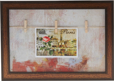 

EZ Life MDF Photo Frame(Brown, 3 Photos)