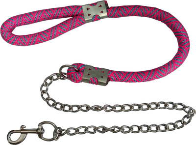 

Petshop7 Pink Xtra large 22 mm Handle Rope Dog Leash 152 cm Dog Chain Leash(Pink)