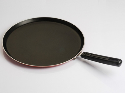 

Nandani 3MM Platinum Dosa Tawa 32 cm diameter(Aluminium, Non-stick), Multicolor