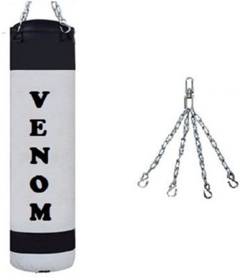 

Venom 2.0 FEET LONG , P.U MATERIAL , UNFILLED WITH CHAIN Hanging Bag(2.0, 24 kg)