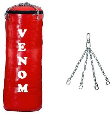 

Venom 3.0 FEET LONG , SRF - STANDARD MATERIAL , UNFILLED WITH CHAIN Hanging Bag(3.0, 1 kg)