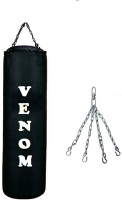 

Venom 3.5 FEET LONG , CANVAS MATERIAL , UNFILLED WITH CHAIN Hanging Bag(3.5, 2 kg)