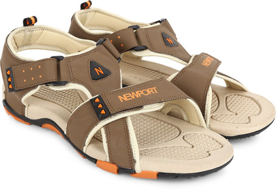 

Newport Men Beige/Orange Sports Sandals
