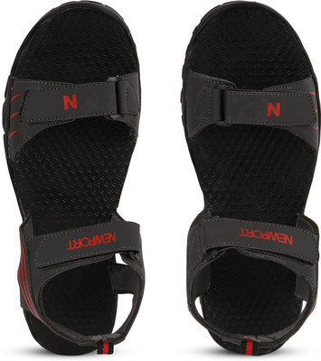 

Newport Men Grey/Red Sports Sandals