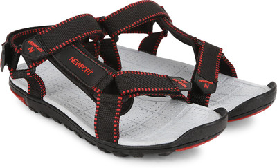 

Newport Men Black/Red Sports Sandals