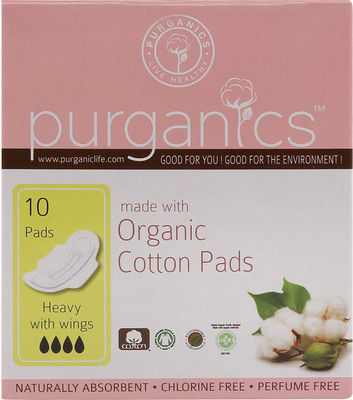 

Purganics Heavy Flow Sanitary Pad(Pack of 10)