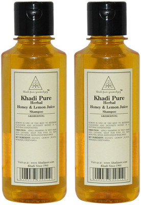 

Khadi Pure Honey & Lemon Juice Shampoo(420 ml)