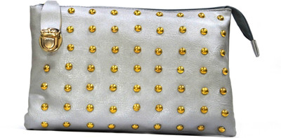

Nemichand Jewels Girls Casual Grey PU Sling Bag