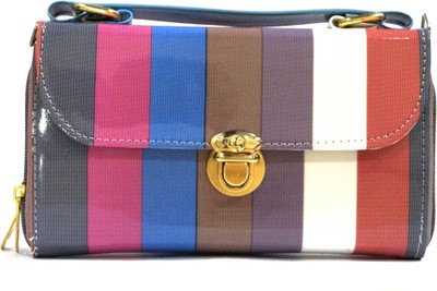 

Nemichand Jewels Girls Casual Multicolor PU Sling Bag