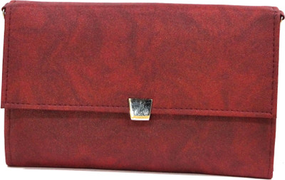 

Nemichand Jewels Girls Casual Red PU Sling Bag
