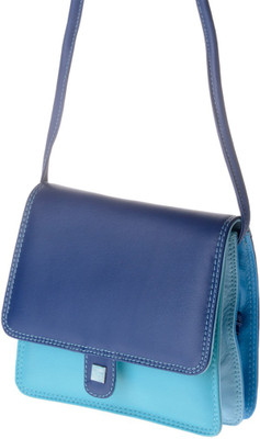 

Dudu Girls Casual Blue Genuine Leather Shoulder Bag