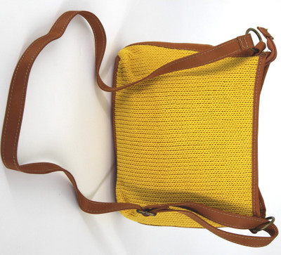 

Swissport Girls Yellow Jute Sling Bag