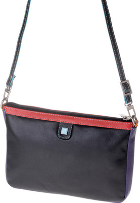 

dudu Women Casual Black Genuine Leather Shoulder Bag
