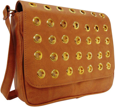 

Estoss Women Casual Tan PU Sling Bag