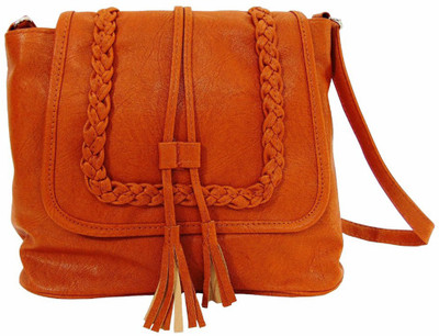 Estoss Women Casual Tan PU Sling Bag