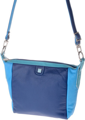 

dudu Women Casual Blue Genuine Leather Shoulder Bag