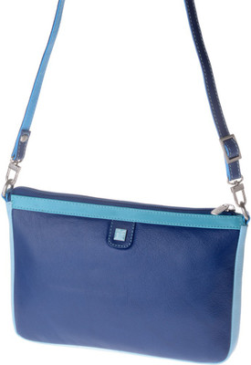 

dudu Women Casual Blue Genuine Leather Shoulder Bag