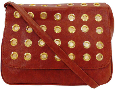

Estoss Women Casual Brown PU Sling Bag
