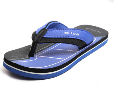 

Sea Lion Flip Flops, Blue::black