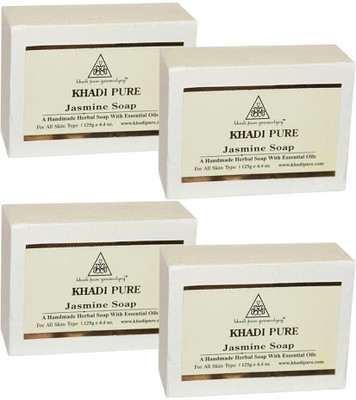 

Khadi Pure Herbal Jasmine Soap(500 g, Pack of 4)
