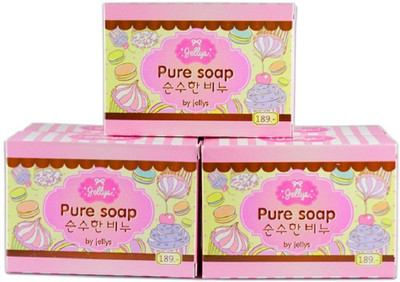 

Jelly Pure Soap with Vitamin E(100 g, Pack of 3)