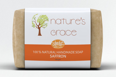 

Shreeji Nature's Grace Handmade Saffron Soap(100 g)