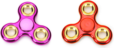 

Flipzon Chrome Edition Hand Spinner Smooth (Pack of 2)(Multicolor)