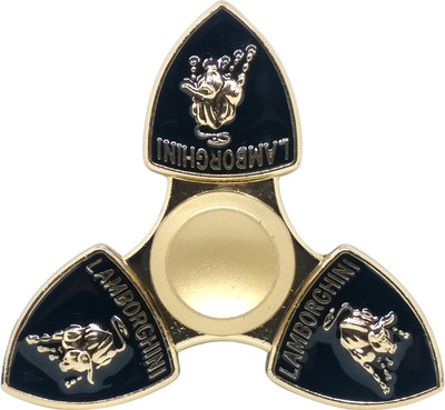 

Montez High Speed Car Logo Golden Metal Fidget Spinner Toy(Multicolor)