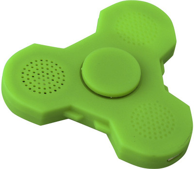 Sirius Toys Tri Hand Fidget Spinner With LED and Bluetooth Speaker(Green)