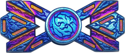 

Montez High Speed Rainbow Transformer Metal Fidget Spinner Toy(Multicolor)