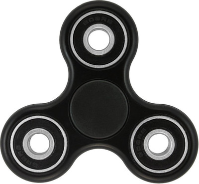 

Zest 4 Toyz Premium Quality Fidget Hand Spinner toy with Hybrid Ceramic Bearing (BK)(Black)