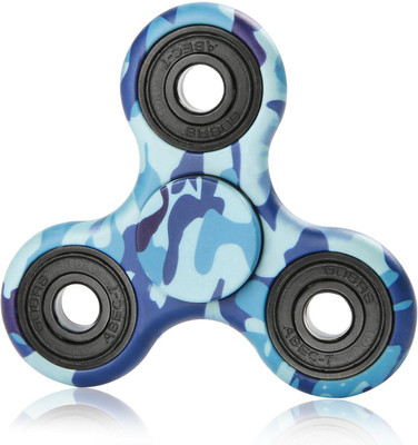 

Imagica Printed Fidget Spinner Stress Focus Toy Relieves Boredom-Blue Camouflage(Blue)